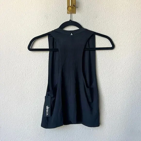 NWT NEW Ultracor Black Mini Star Stripe Tank Top Size XS - Picture 3 of 5